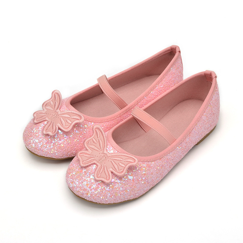 Women Shoes Us To Eu - 키즈 플랫 댄스 슈즈 솔리드 컬러