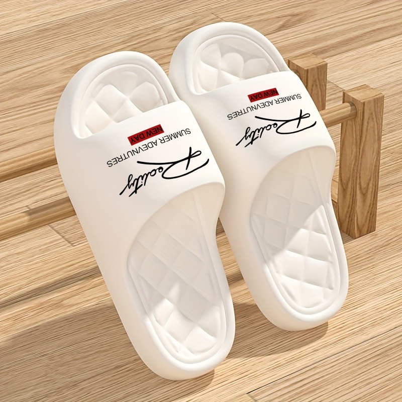 Women Shoes Size To Men - 커플 슬리퍼 여성 남성용 부드러운 청키