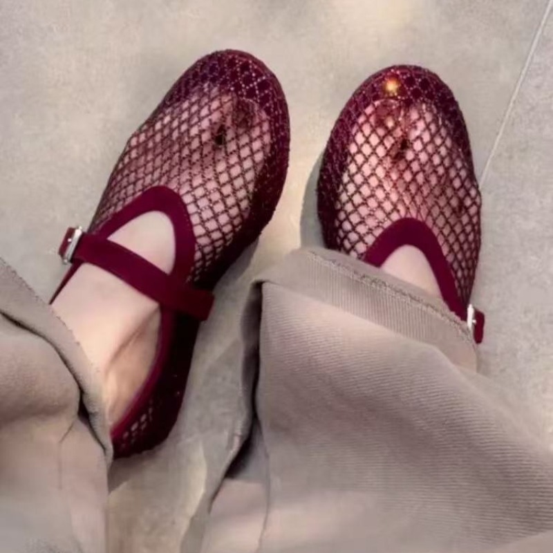 Women'S Shoes Everyday - 속이 빈 라인스톤 바오토우 샌들 여성용