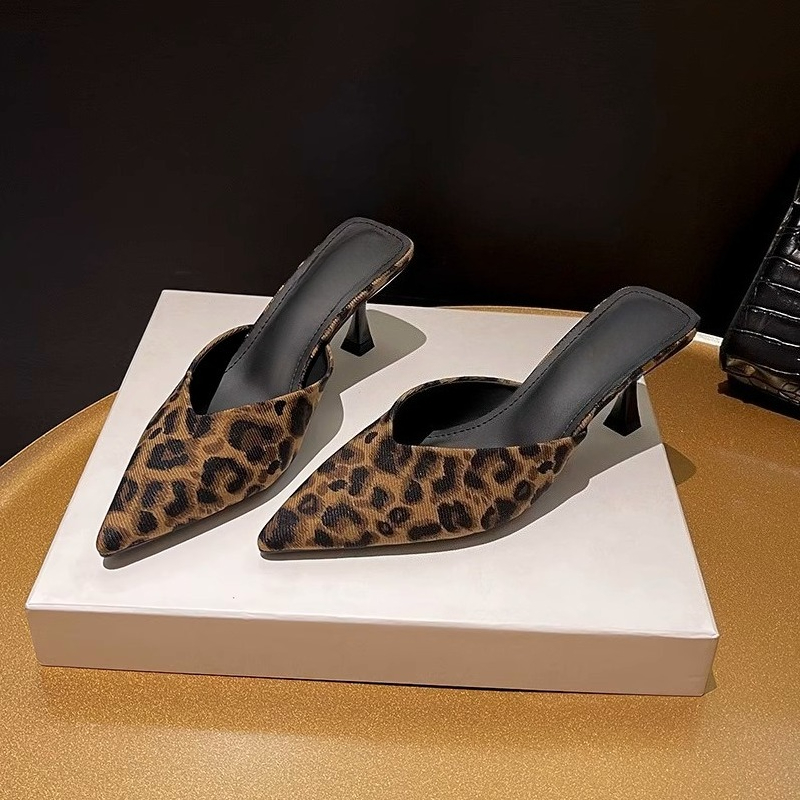 Leopard Print Heels - 2025 새봄 신상 레오파드 프린트 여성