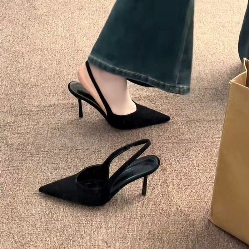 프랑스식 포인티드 토 레오파드 프린트 하이힐 바오토우  - Leopard Print Heels 리뷰 및 가격