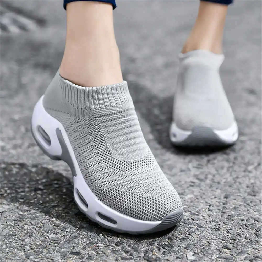 빅 사이즈 38 여성 힐 부츠 힐 운동화 여성 러닝 스 - Women'S Shoes Round Toe 리뷰 및 가격