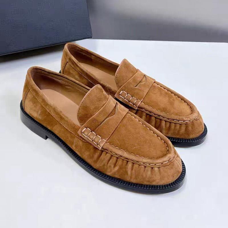 새로운 여성 로퍼 라운드 토 최고급 천연 가죽 낮은 굽 - Women'S Shoes Round Toe 리뷰 및 가격
