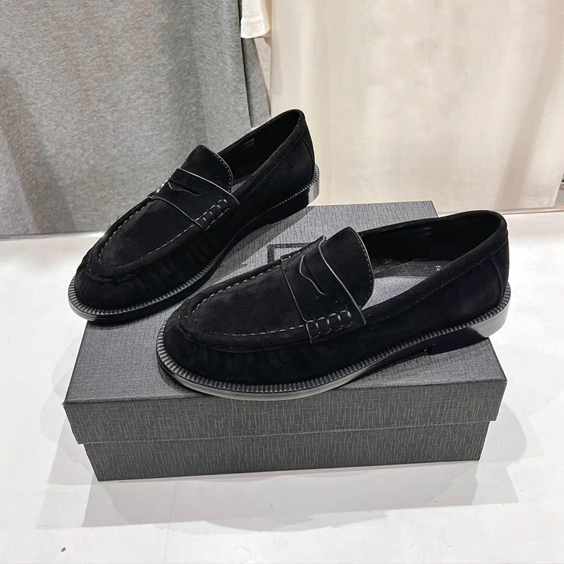 새로운 여성 로퍼 라운드 토 최고급 천연 가죽 낮은 굽 - Women'S Shoes Round Toe 리뷰 및 가격