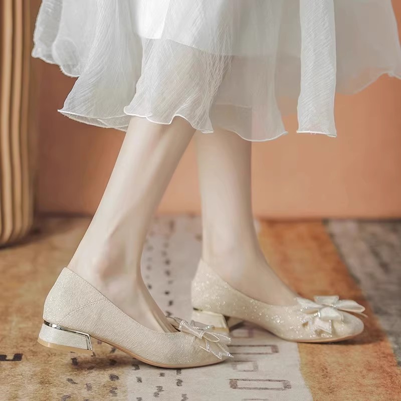 2025 여성 가을 신상 이브닝 소프트 솔 로우탑 웨딩 - Women'S Shoes Everyday 리뷰 및 가격