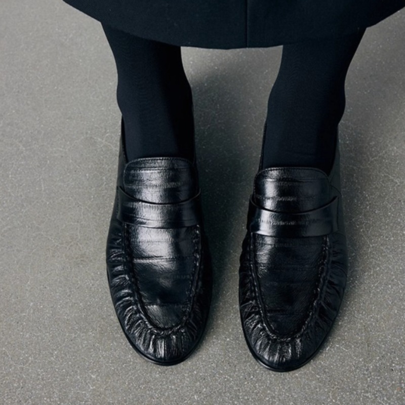럭셔리 여성 신발 여성을위한 새로운 수제 정품 가죽 로 - Women'S Shoes Round Toe 리뷰 및 가격