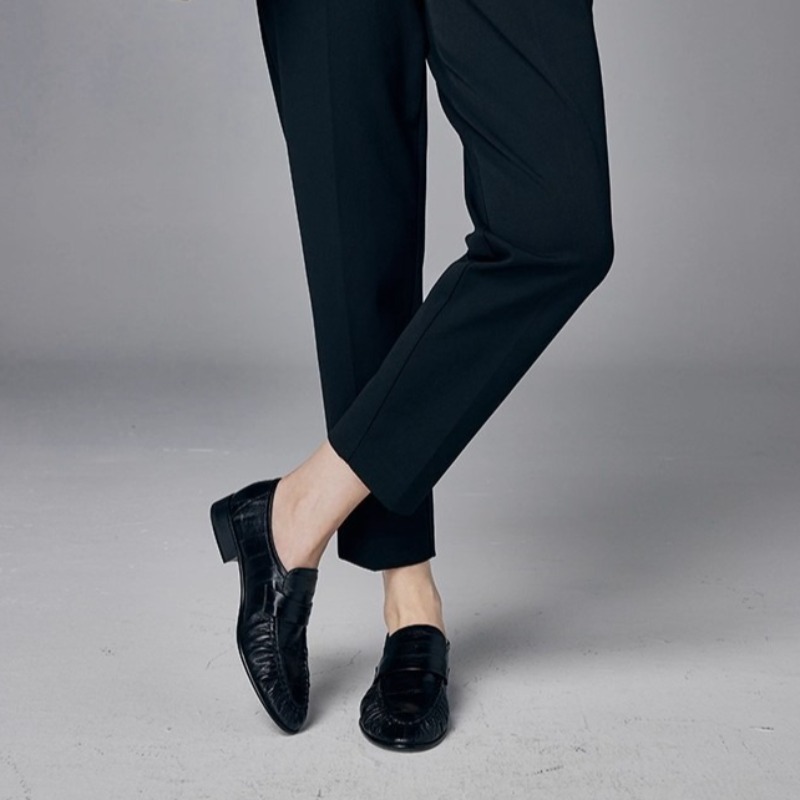 럭셔리 여성 신발 여성을위한 새로운 수제 정품 가죽 로 - Women'S Shoes Round Toe 리뷰 및 가격
