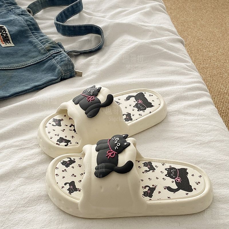 Printting 귀여운 곰 여성 슬리퍼 여름 실내 부 - Women Shoes Size To Men 리뷰 및 가격